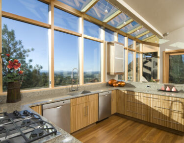 Modern Asian style, sun filled, kitchen